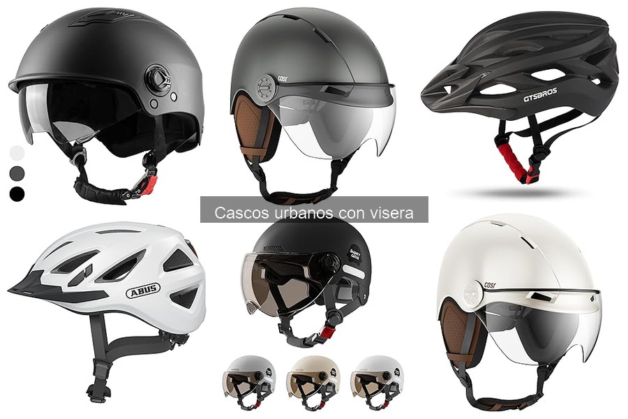 Problemas comunes con cascos urbanos con visera y soluciones