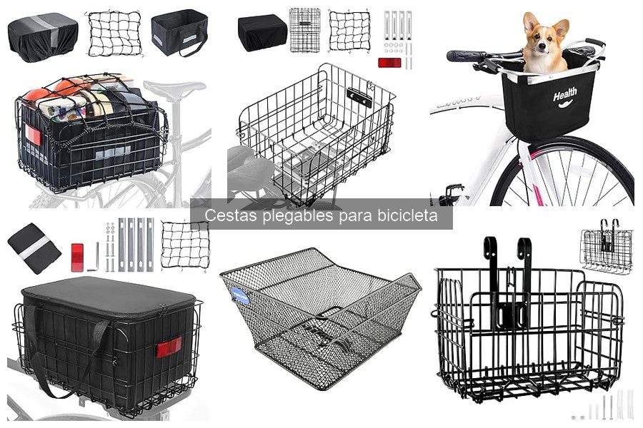 Problemas comunes con cestas plegables para bicicleta