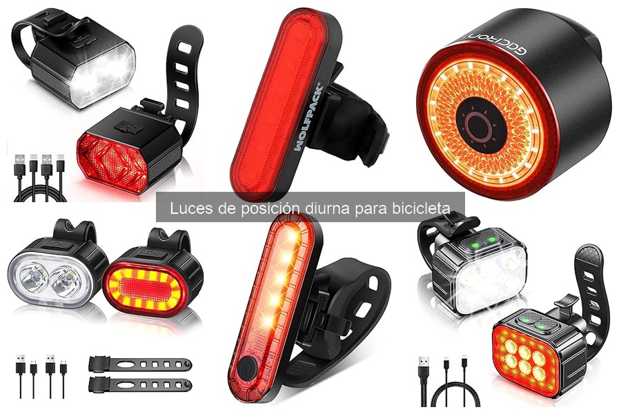 Problemas comunes con luces de posición diurna para bicicleta