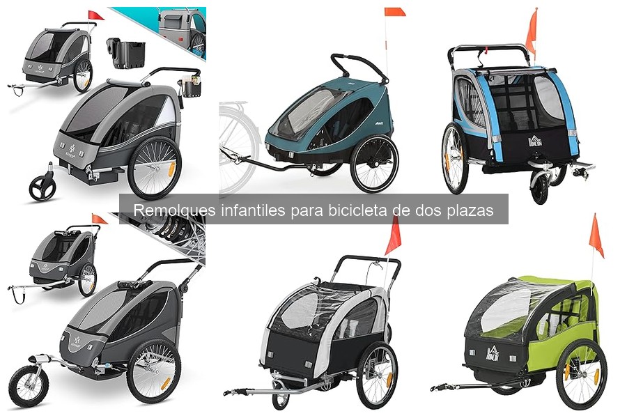 Pros y Contras de Remolques Infantiles para Bicicleta de Dos Plazas