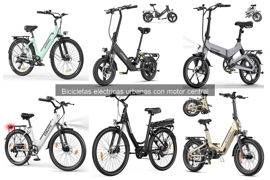 ¿Qué autonomía tiene una bicicleta eléctrica urbana con motor central?