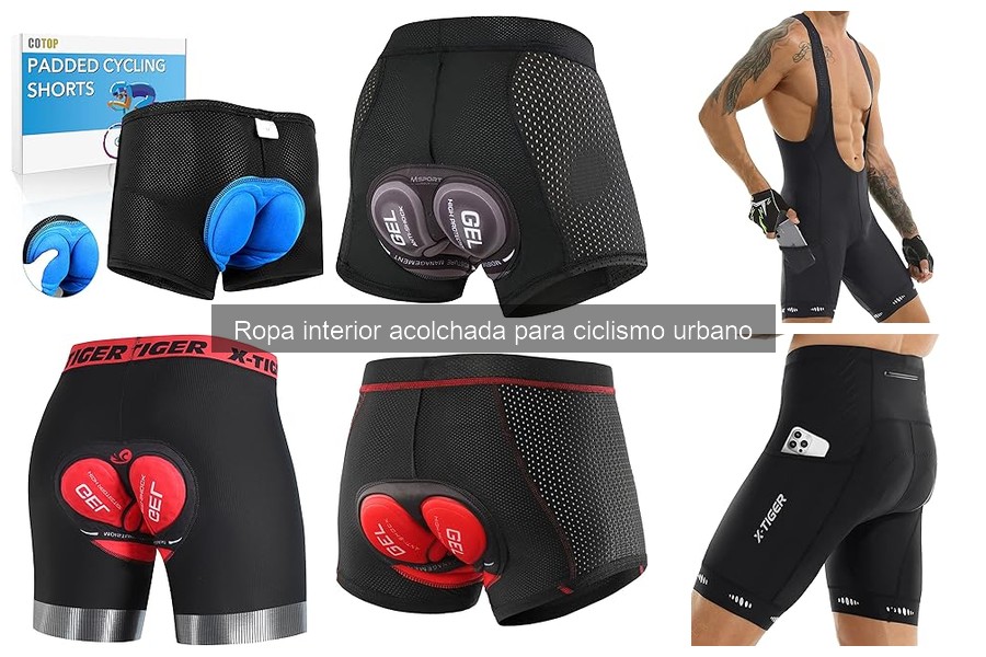 ¿Qué es la ropa interior acolchada para ciclismo urbano?
