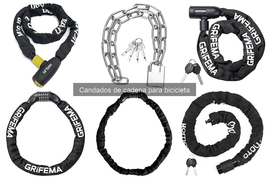 ¿Qué es un candado de cadena para bicicleta? Características y usos