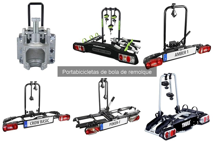 ¿Qué es un portabicicletas de bola de remolque?