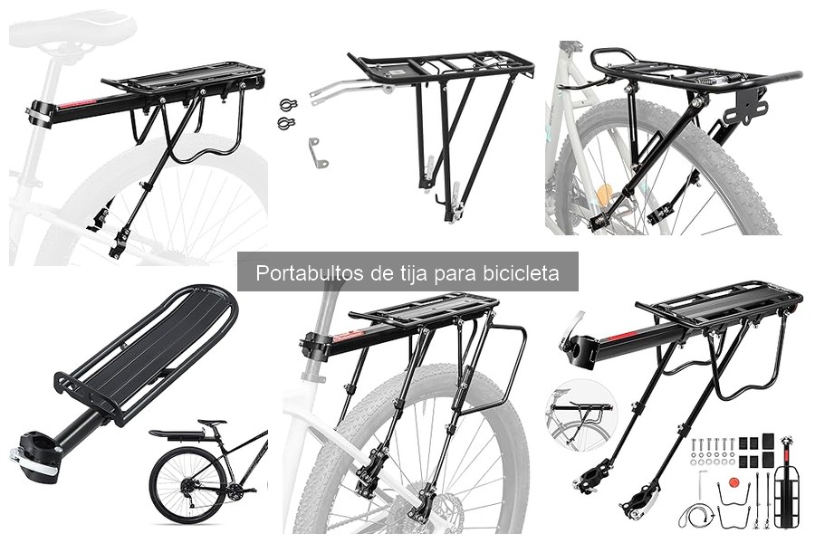¿Qué es un portabultos de tija para bicicleta?