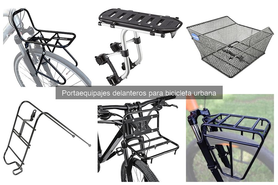 ¿Qué es un portaequipajes delantero para bicicleta urbana?