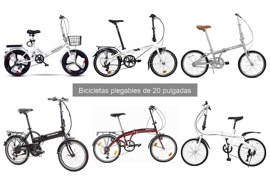 ¿Qué es una bicicleta plegable de 20 pulgadas?