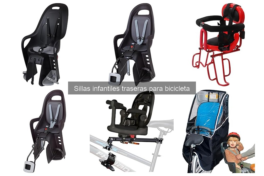 ¿Qué es una silla infantil trasera para bicicleta?
