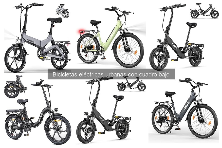 ¿Qué son las bicicletas eléctricas urbanas con cuadro bajo?