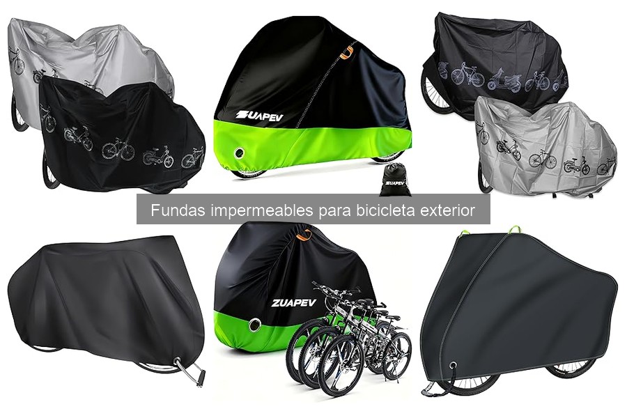 ¿Qué son las fundas impermeables para bicicleta?