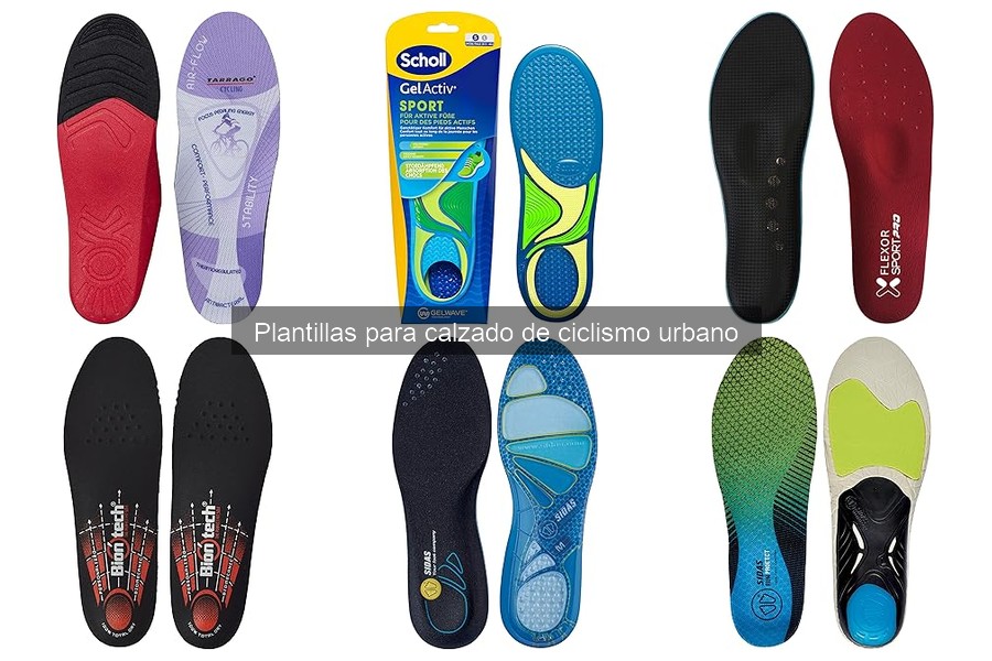 ¿Qué son las plantillas para calzado de ciclismo urbano?