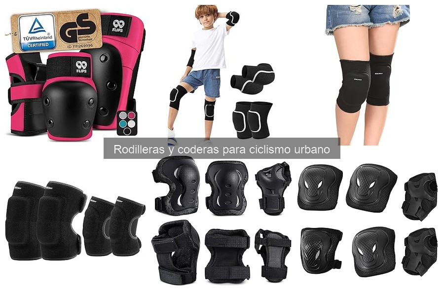 Qué son las rodilleras y coderas para ciclismo urbano