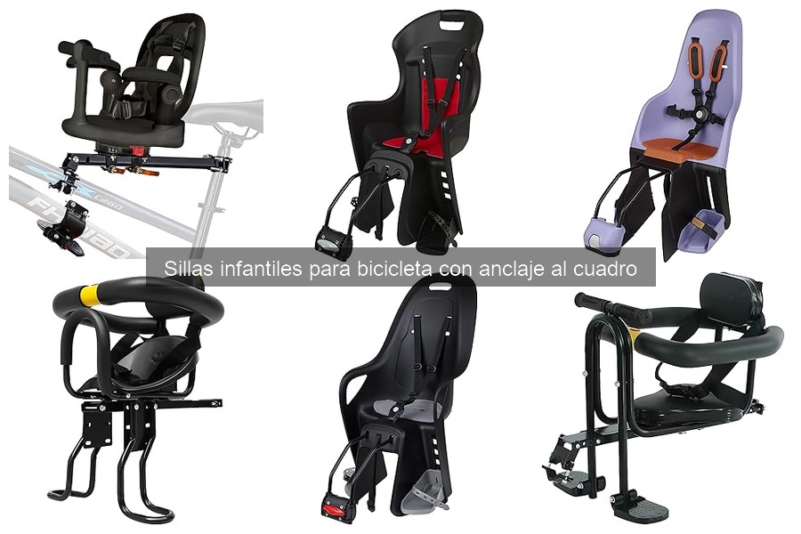 ¿Qué son las sillas infantiles para bicicleta con anclaje al cuadro?