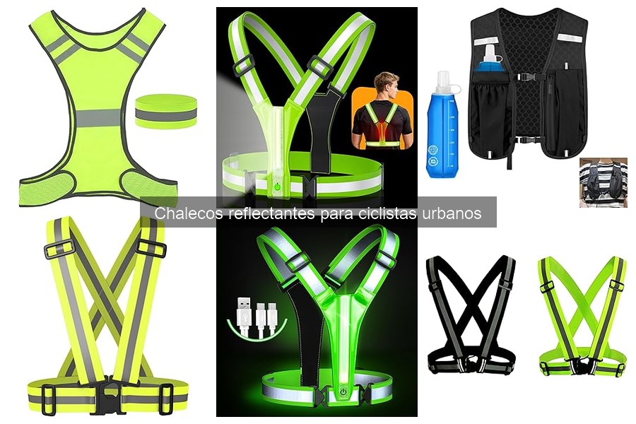¿Qué son los chalecos reflectantes para ciclistas urbanos?