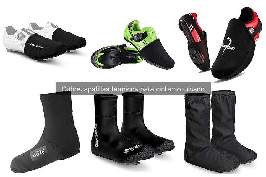 ¿Qué son los cubrezapatillas térmicos para ciclismo urbano?