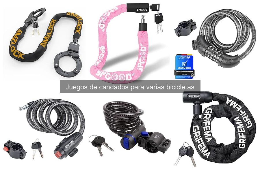 ¿Qué son los juegos de candados para bicicletas? Guía básica