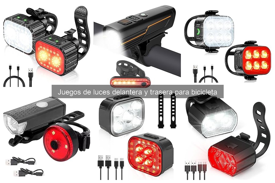 ¿Qué son los juegos de luces para bicicletas? Funciones y beneficios