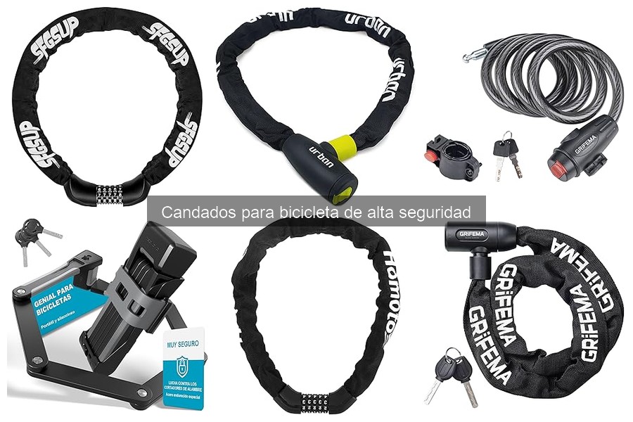 ¿Qué tan seguros son los candados de alta seguridad para bicicletas?