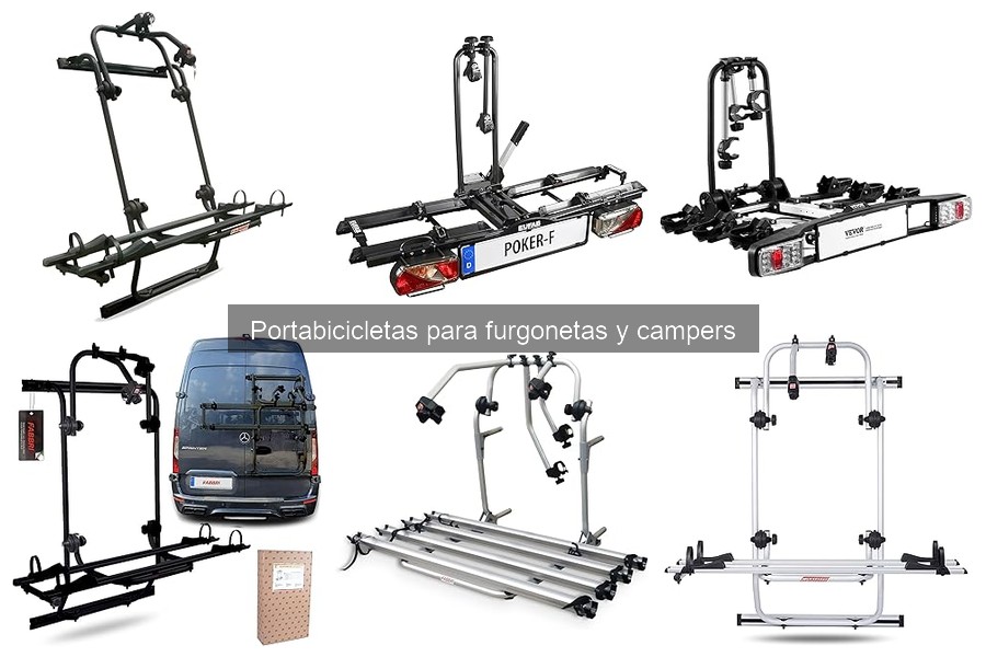 ¿Qué verificar antes de usar un portabicicletas para furgonetas?