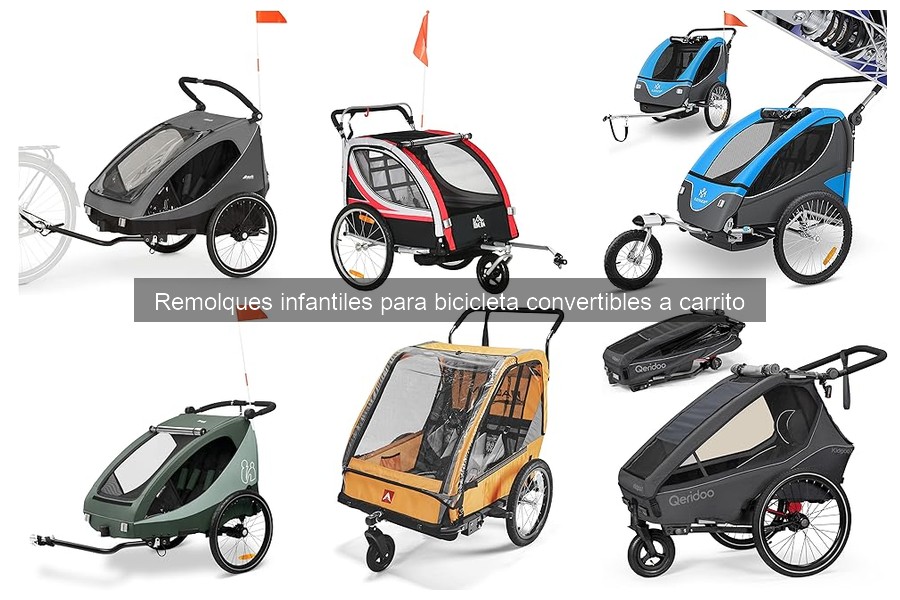 Remolques infantiles convertibles a carrito: ¿Qué son?