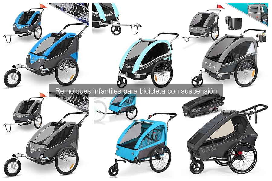 Remolques infantiles para bicicleta con suspensión: ¿Qué son?