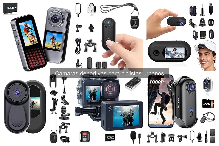 Reseñas de cámaras deportivas para ciclistas urbanos
