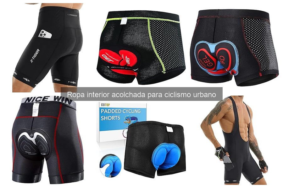 Ropa interior acolchada para ciclismo urbano: hombres vs. mujeres