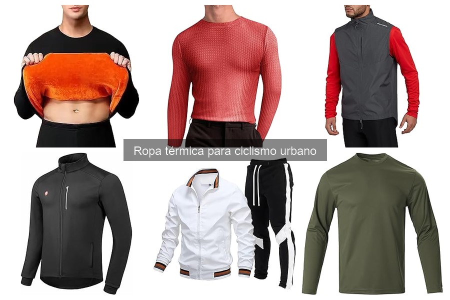 Ropa térmica para ciclismo urbano según el clima