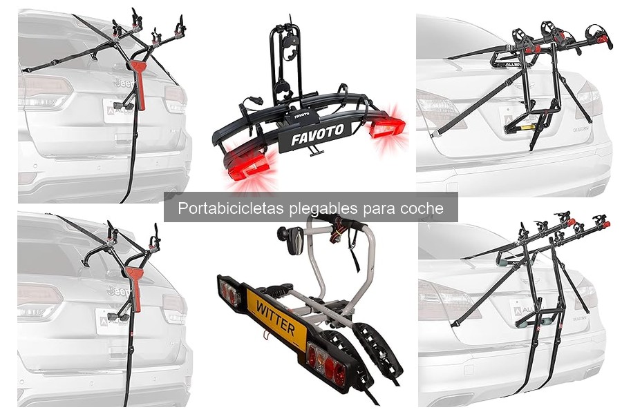 Seguridad de portabicicletas plegables en viajes largos