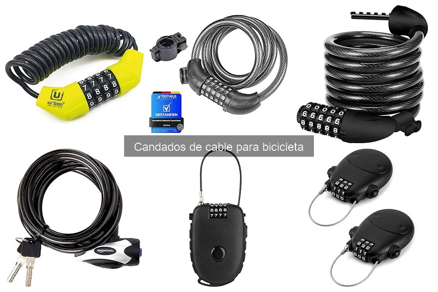¿Son seguros los candados de cable para bicicletas de alta gama?