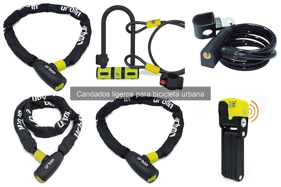¿Son seguros los candados ligeros para bicicletas urbanas?