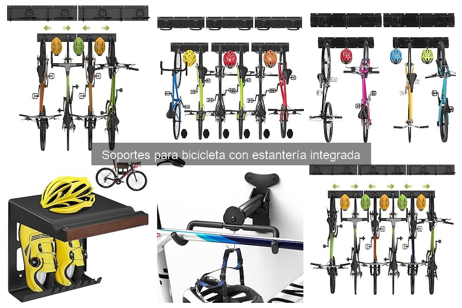 Soportes para bicicleta con estantería: ¿qué son y características?