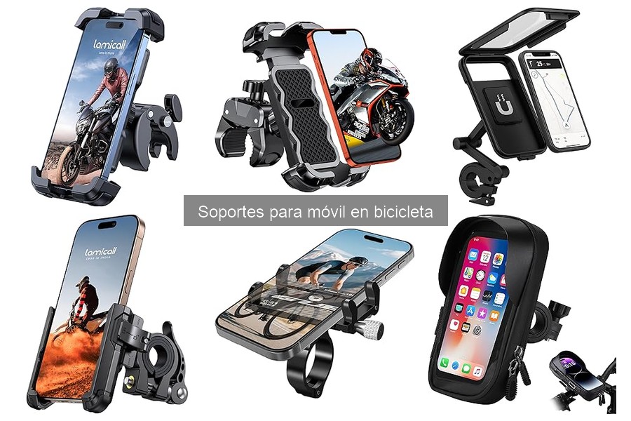 Soportes para móvil en bicicleta: ¿son seguros?