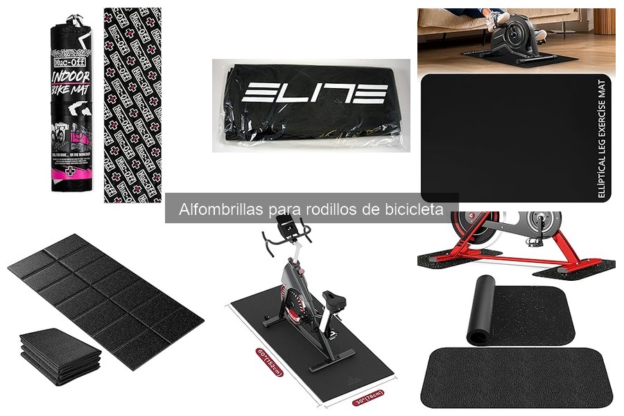 Tipos de alfombrillas para rodillos de bicicleta: guía completa