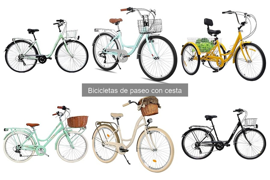 Tipos de bicicletas de paseo con cesta para disfrutar al máximo