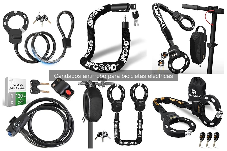 Tipos de Candados Antirrobo para Bicicletas Eléctricas