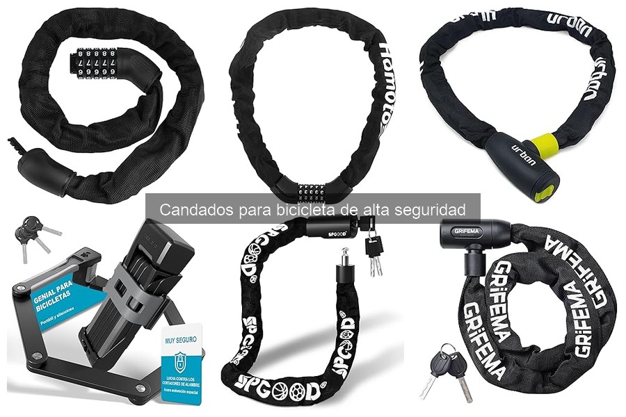 Tipos de candados para bicicleta de alta seguridad