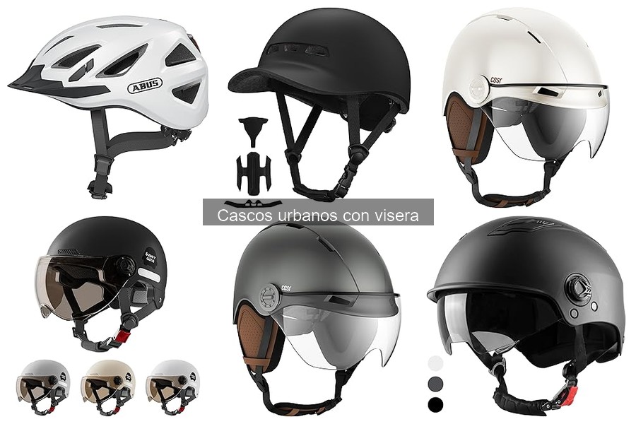 Tipos de cascos urbanos con visera: características y beneficios