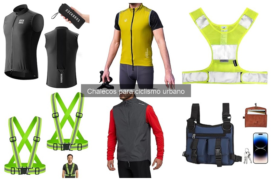 Tipos de chalecos para ciclismo urbano: guías y opciones