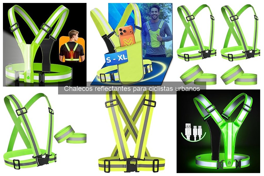 Tipos de Chalecos Reflectantes para Ciclistas Urbanos