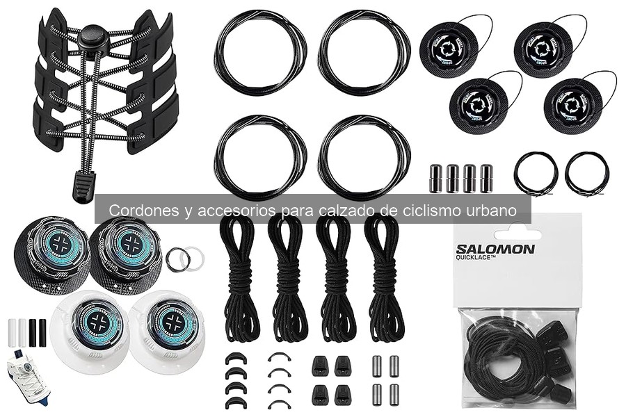 Tipos de cordones para calzado de ciclismo urbano