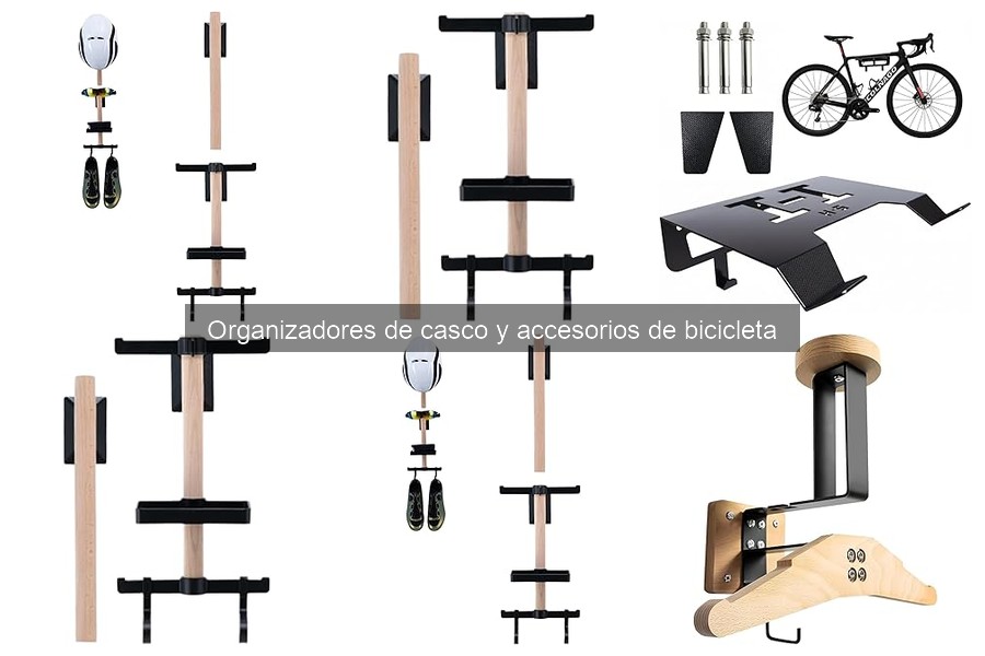 Tipos de organizadores de casco para bicicletas