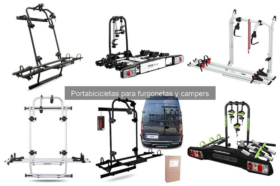 Tipos de portabicicletas para furgonetas y campers