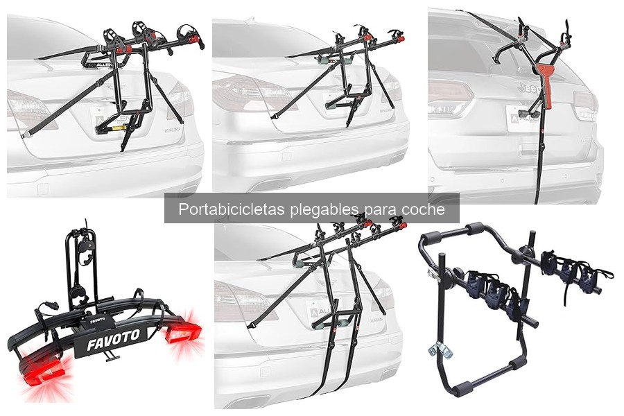Tipos de portabicicletas plegables para coche y sus beneficios