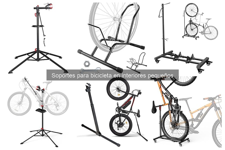 Tipos de soportes para bicicleta en interiores pequeños