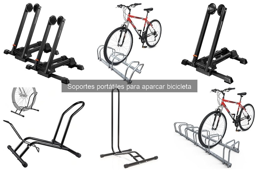 Tipos de Soportes Portátiles para Aparcar Bicicleta