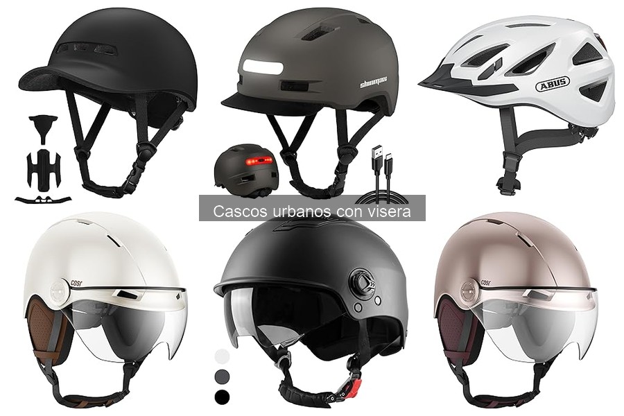 Tipos de viseras para cascos urbanos: guía completa