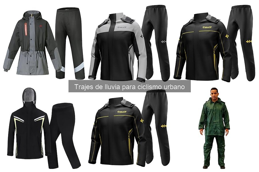 Trajes de lluvia para ciclismo urbano: características y funciones