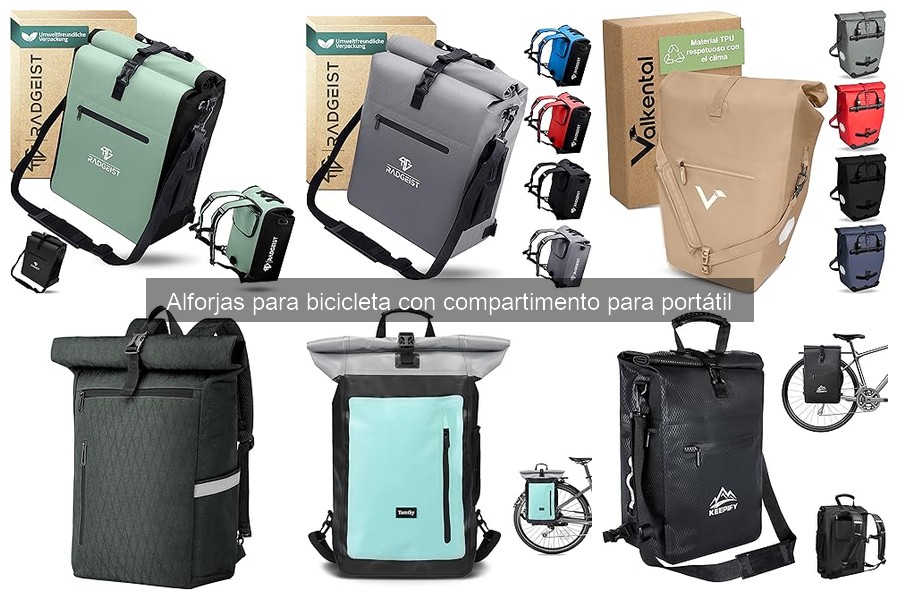 Ventajas de las alforjas con compartimento para portátil