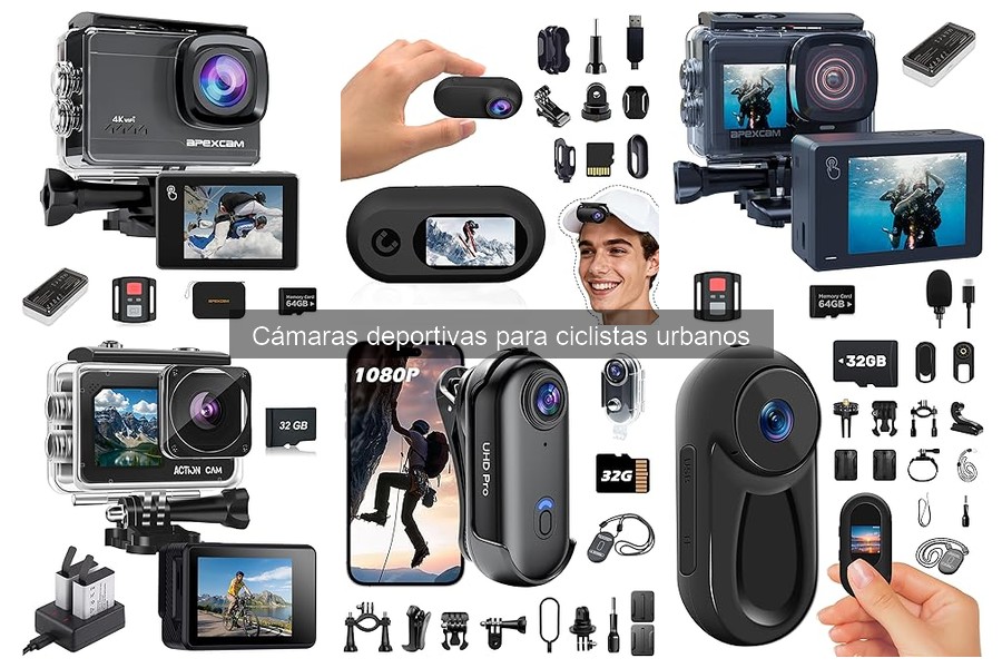 Ventajas de las cámaras deportivas para ciclistas urbanos